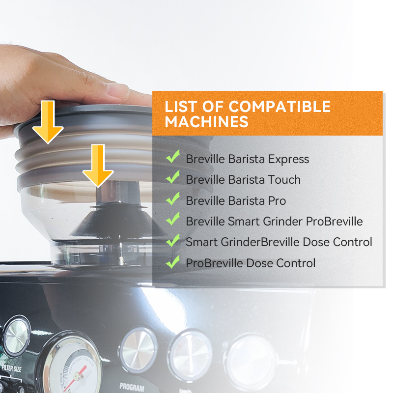 Breville platino rico 870/878/880 grano frijol bin aire soplado polvo residual aire soplado limpiador accesorios Modificación del limpiador