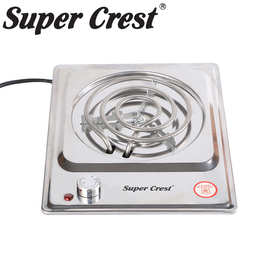 Super Crest跨境小型家用电热炉多功能大功率加热欧规英规澳规