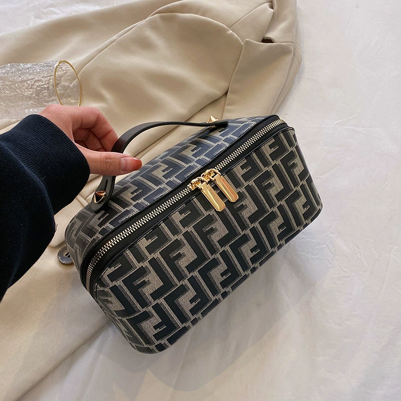 Косметичка для поездок, компактный чемодан для макияжа 24×12×12 см, вместительный хранитель косметики