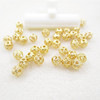 Accessory, bracelet, universal metal beads, wholesale, 14 carat