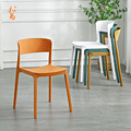 北欧塑料椅子家用现代简约网红ins风靠背餐椅加厚凳子休闲餐桌椅