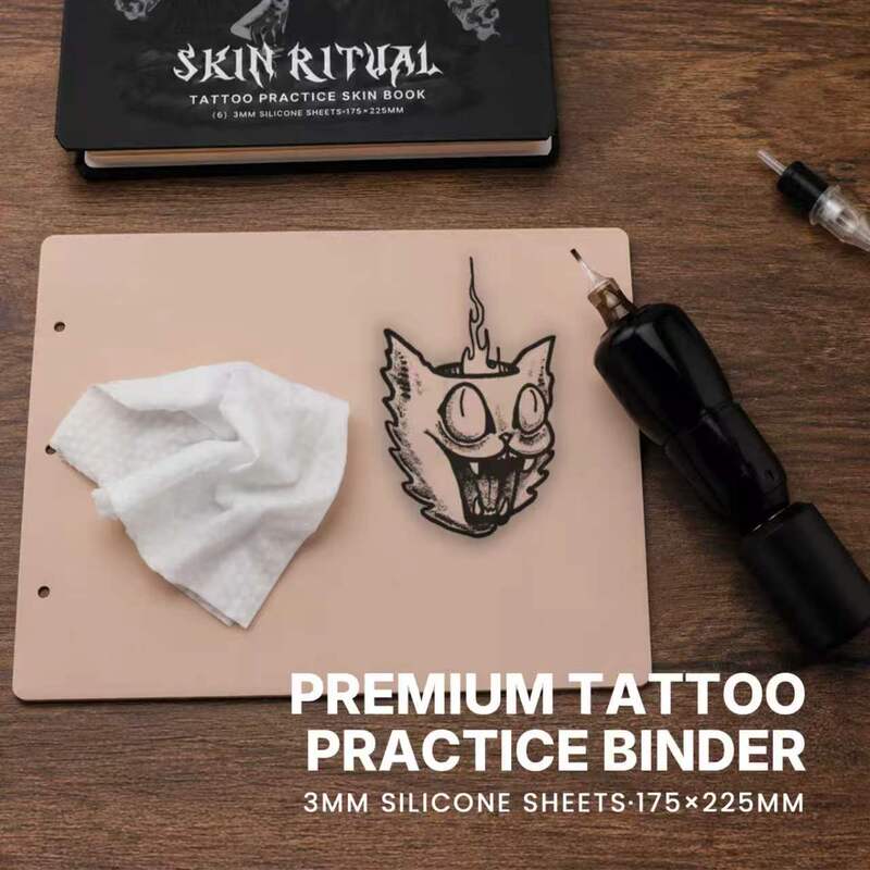 Manufacturer wholesale SkinRitual tattoo practice leather sheet 3mm blank double-sided fake leather easy to assemble portfolio Manufacturer wholesale SkinRitual tattoo practice leather sheet 3mm blank double-sided fake leather easy to assemble portfolio