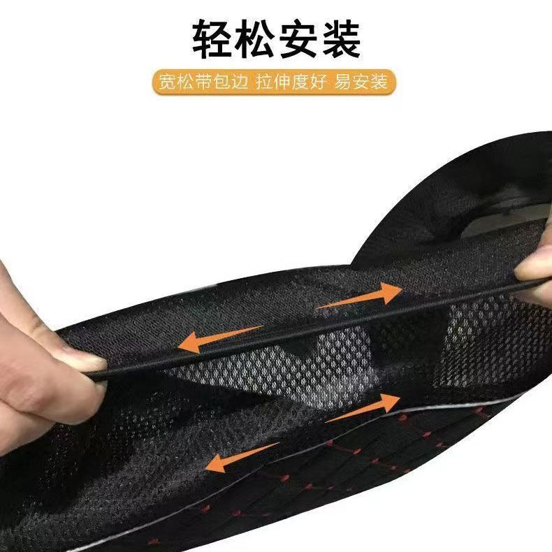 Electric Car Seat Cushion Motorcycle Pedal Ventilating Seat Cushion Cover for Battery Car Sunscreen Ventilating Cloth Square Cushion