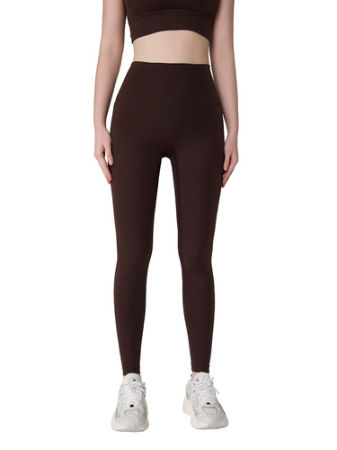 Women's High-Waist Peach Hip Yoga Pants, NU Youth Leica Bare Texture Fitness Pants for Yoga Training, Outdoor Sports, Long Trousers