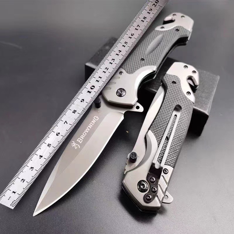 Al Aire Libre camping cuchillo táctico portátil fruta cuchillo táctico bronning rey al aire libre supervivencia cuchillo