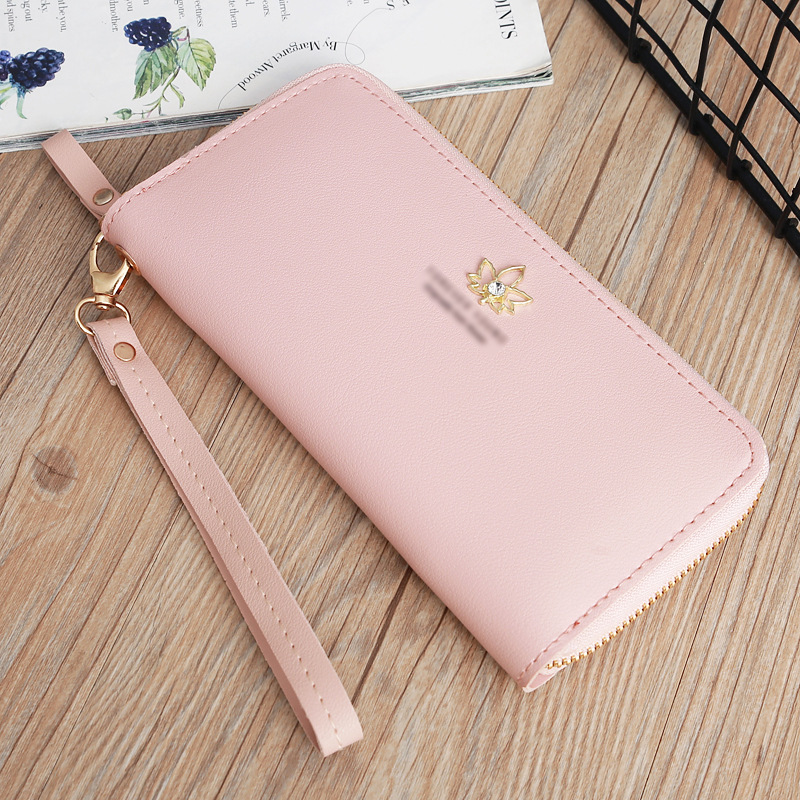 Korean Mid-length Maple Leaf Zipper Wallet Wholesale display picture 19