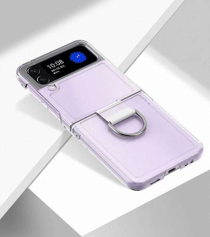 Samsung, совместимый GalaxyZFlip4, защита мобильного телефона, кольцо, складной чехол для телефона, защита при падении, складной экран