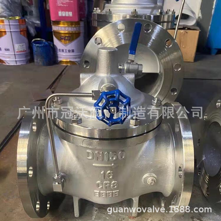 100X-16P水位控制法兰不锈钢遥控浮球阀 不锈钢遥浮球阀补水阀