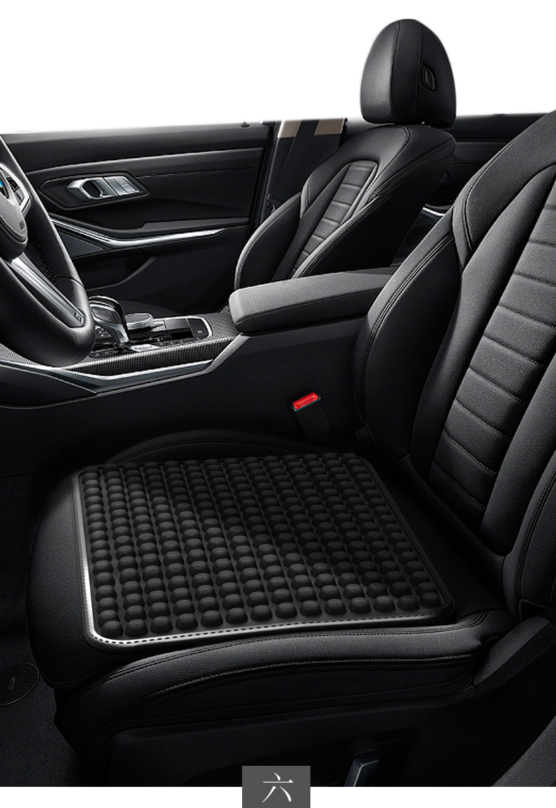 Car Seat Cushion Summer Cooling Cushion Gel Breathable Ventilated Butt Cushion Seat Cushion Cool Seat Cushion Single Piece Neutral for All Seasons
