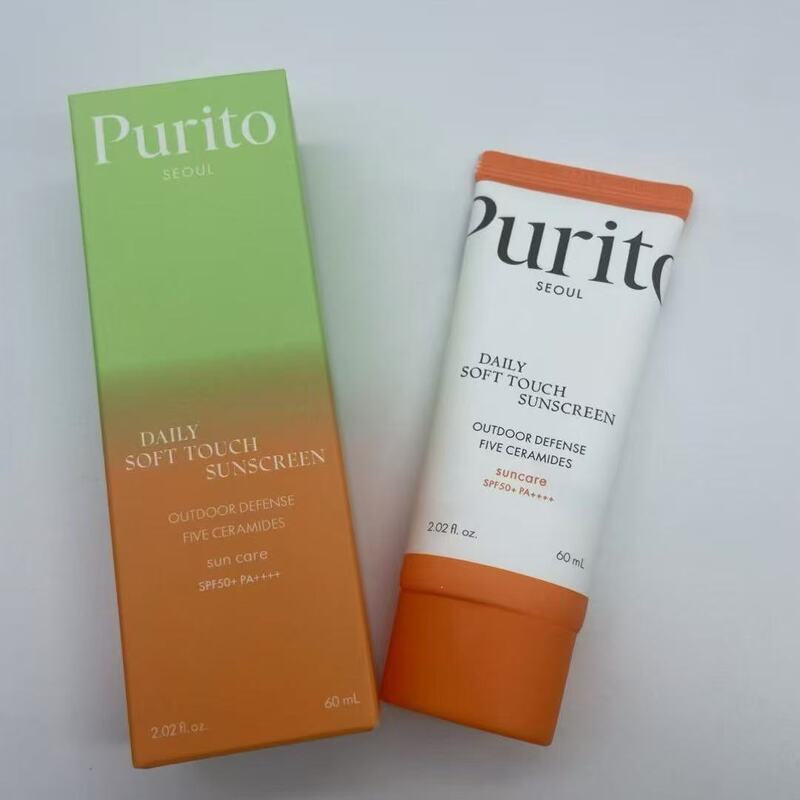 新版PURITO积雪草防晒霜60ml面部夏季清爽防晒乳Daily Sunscreen|undefined