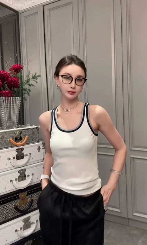 内衣欧美辣妹宽边撞色吊带背心女2025夏秋新款拼接新潮弹力紧身女|undefined