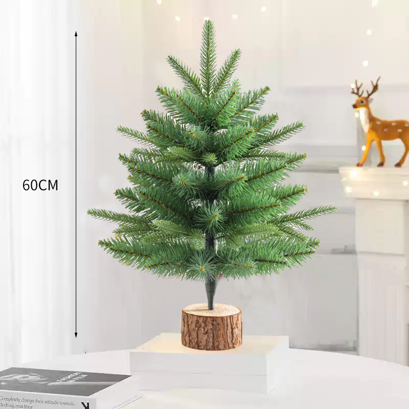 2025 新しい小さなクリスマスツリークリスマス装飾デスクトップ装飾品シーンレイアウトホームミニシミュレーションツリー|undefined