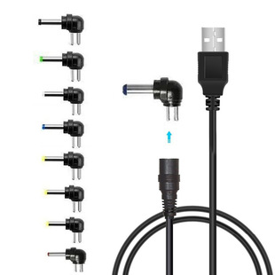 �羳 8���׼�USB��5.5*2.1�๦���Դ�D�Q�^USB�Ddc3.5 4.0ͨ�þ�
