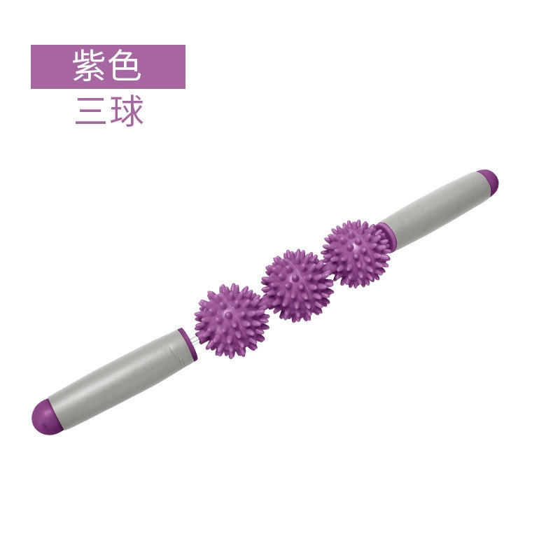 Мужское и женское снаряжение для фитнеса, расслабление мышц, ролик Mace, компактная и удобная задняя нога, фитнес, Спортивная Массажная палка