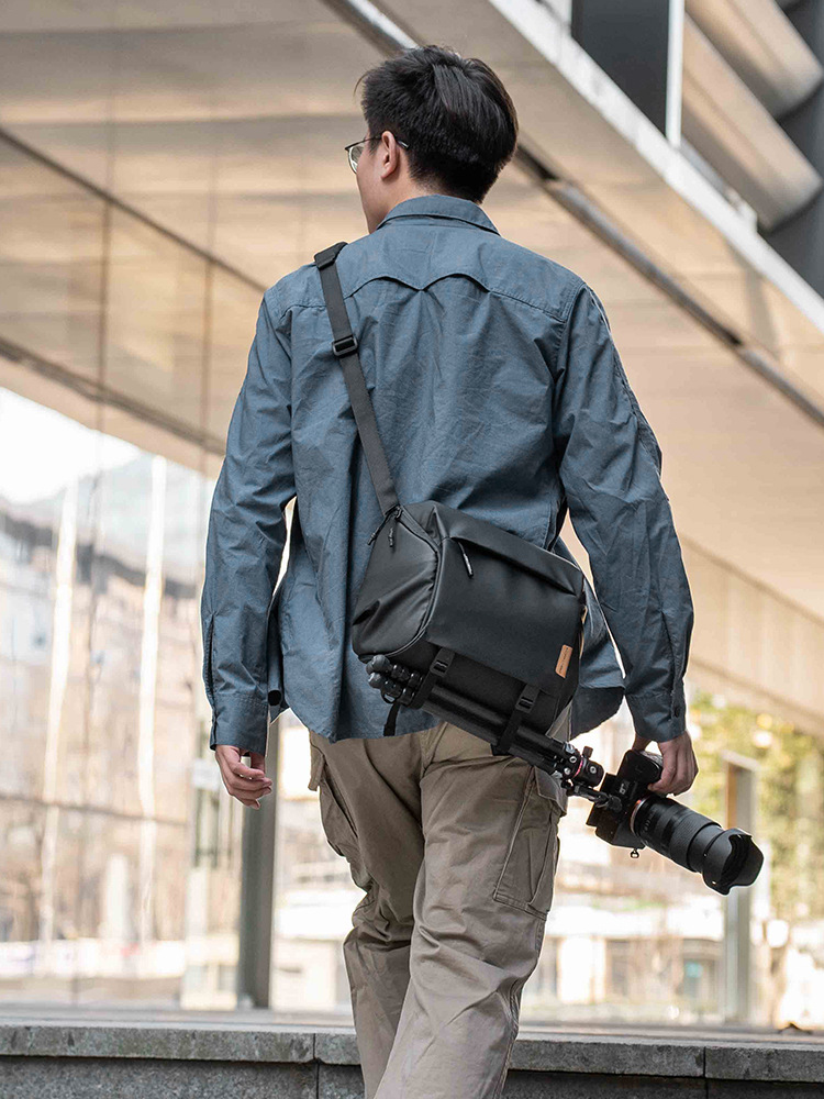 (2개) PGYTECH ONEGO 10L P-CB-043 어깨 가방 사진 가방 크로스 바디 가방 승마 SLR 카메라 가방