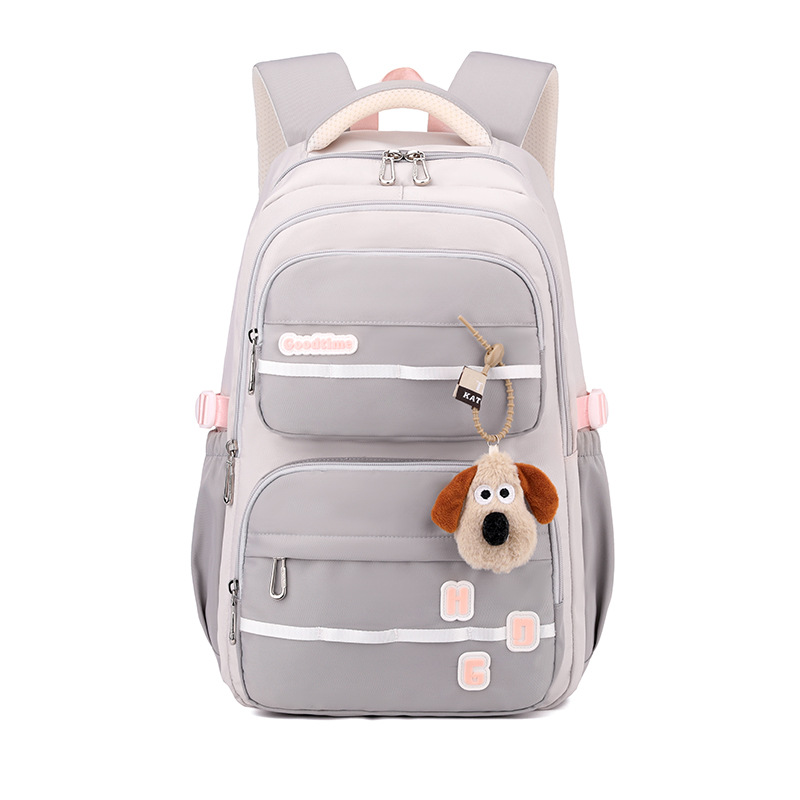 Natural Fish New Leisure Mochila Cross-border femenino Junior High School Student Schoolbag Fashion Travel estilo universitario Mochila