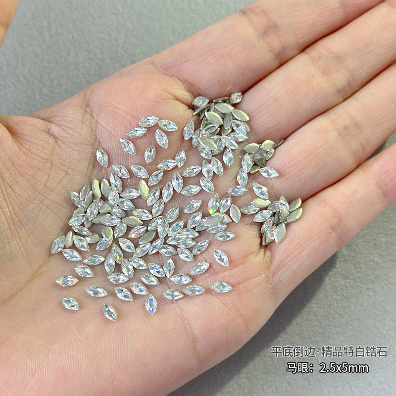 [후작·특수 백색 미세 지르콘]2.5x5mm