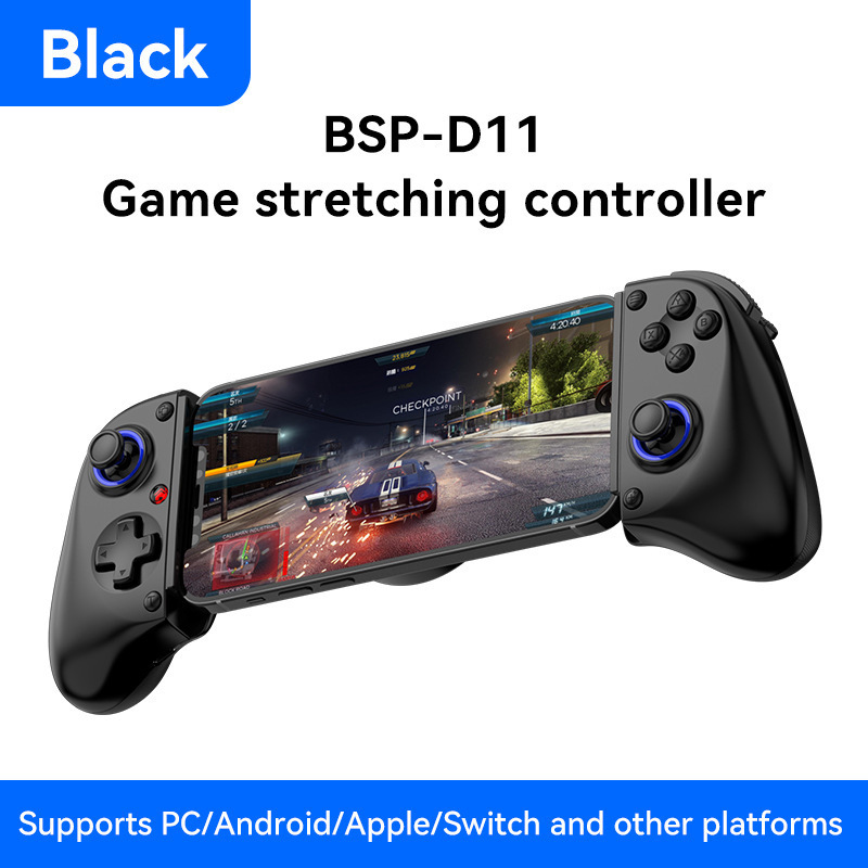 D11拉伸游戏手柄霍尔扳机Switch宏编程PC安卓IOS蓝牙串流手柄D11S|undefined