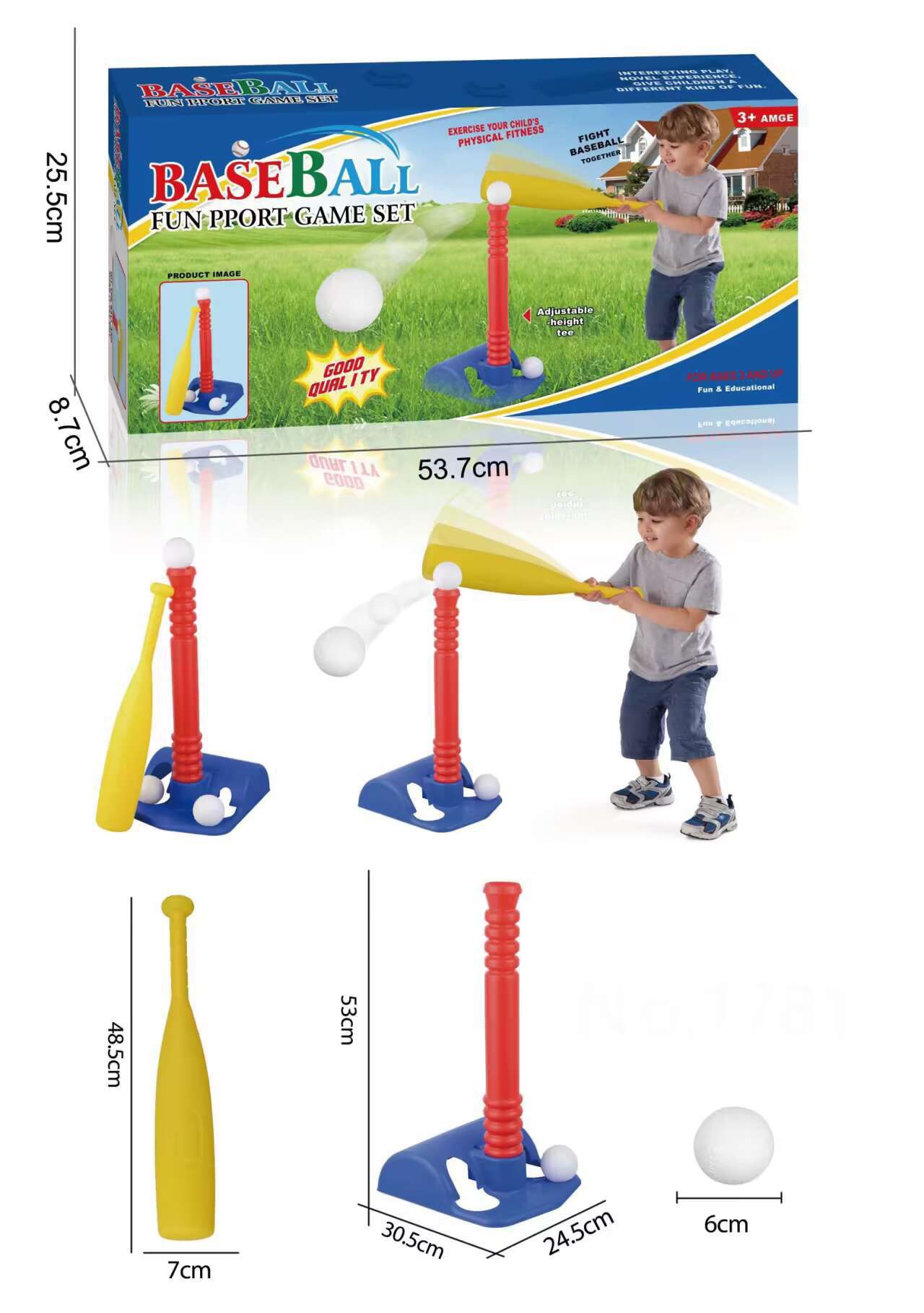 Baseball Toy Set Image 1