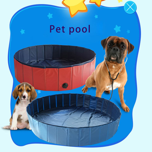Amazon PVC Pet Pool Foldable Portable Dog Cat Pet Supplies Outdoor Children's Bathtub Bath Basin