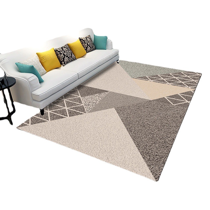 Transfronterizo nórdico impreso marroquí alfombra hogar sala de estar sofá de cristal alfombra de piso de terciopelo dormitorio alfombra completa