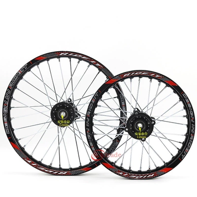 Hub wheels aluminum alloy wheels - 1714-front-and-rear-wheel-hubs-12mm-axle-core-black-aluminum-rim-model