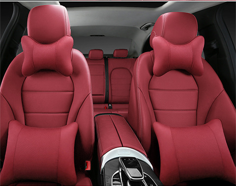 Suede car headrest car interior accessories car neck pillow small pillow seat cushion large pillow bone headrest