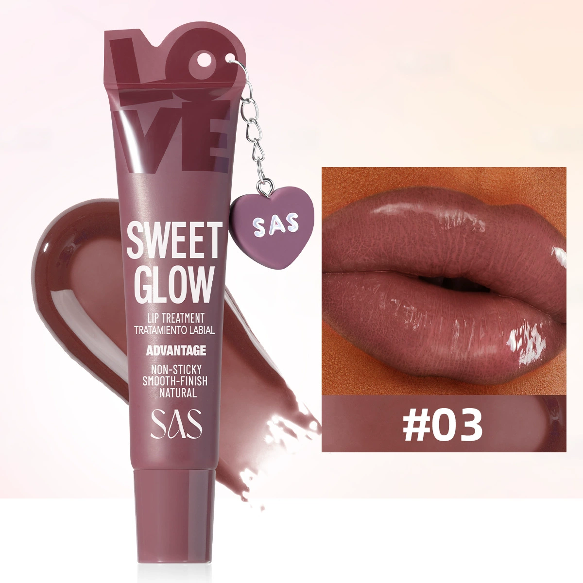 SAS (Cross-border trading), moisturizing lip gloss, pendant, lipstick, Amazon
