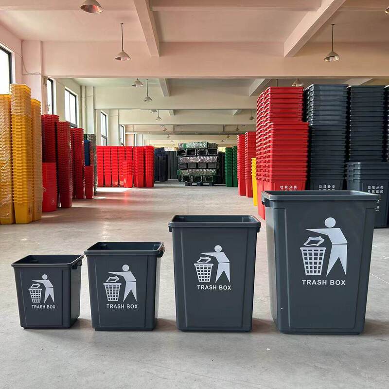Commercial-use, large-capacity trash can without a lid, suitable for offices, hotels, and homes; also suitable for kitchens, living rooms, and for storing cosmetics