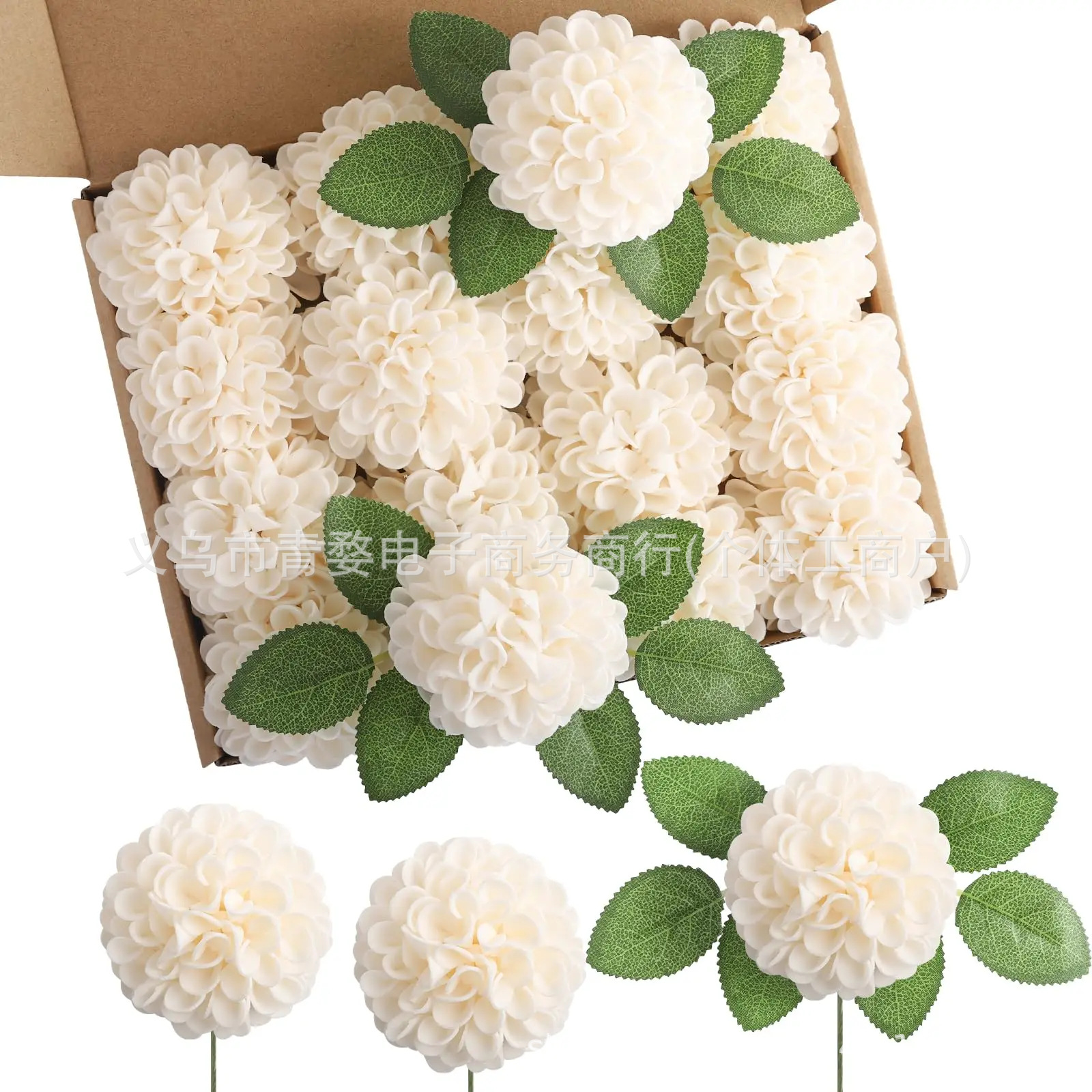 拍摄影25朵小菊花大丽花批发婚庆背景仿真花艺厂家布置仿真花批发