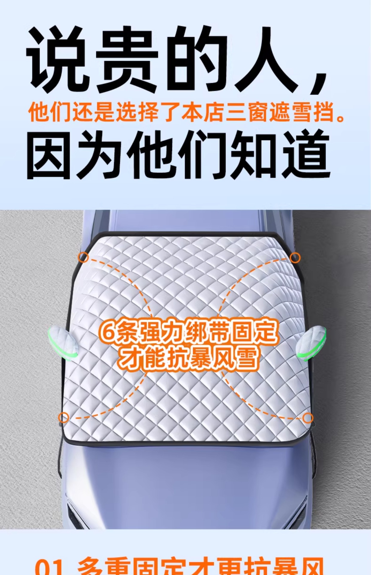 Suitable for Volkswagen Lavida Passat Sagitar Magotan Tiguan L Car Windshield Anti-Frost Cover Snow Shield