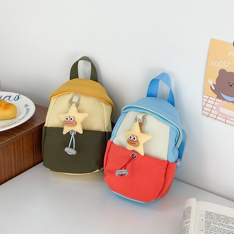 Bolsas de hombro de moda coreana para niños y niñas, lindas bolsas de mano para bebés con estrellas nuevas bolsas de comercio exterior para niños