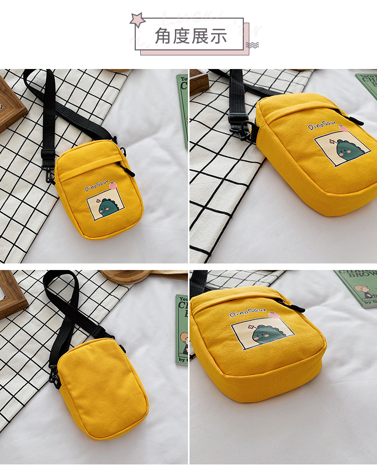 Summer small crossbody bag for girls, new small square crossbody bag for women, Japanese style small crossbody bag, casual retro style crossbody bag undefined