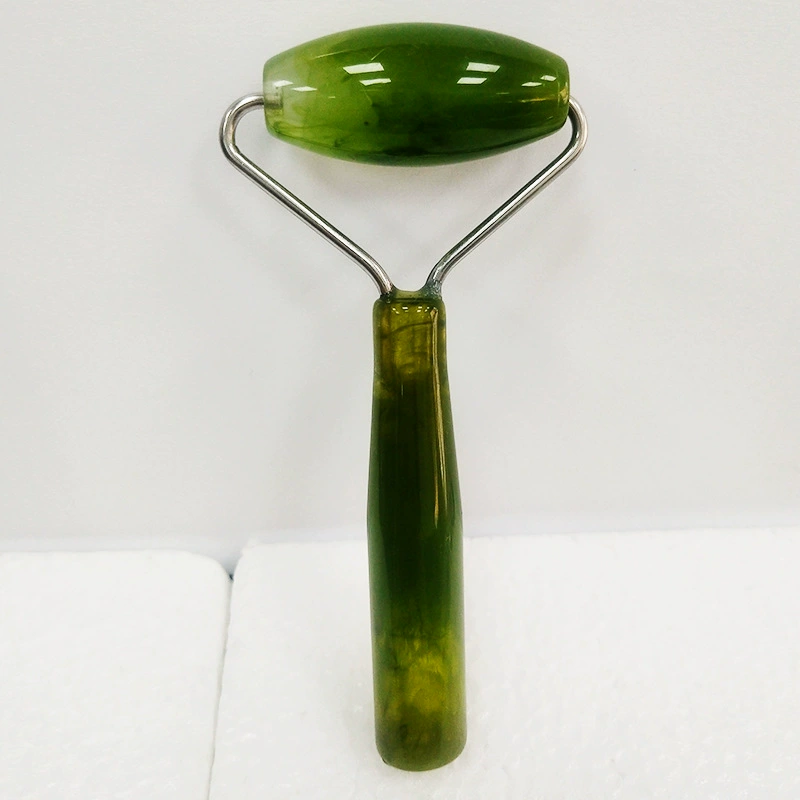 Massager wax agate for face, cosmetic crystal jade
