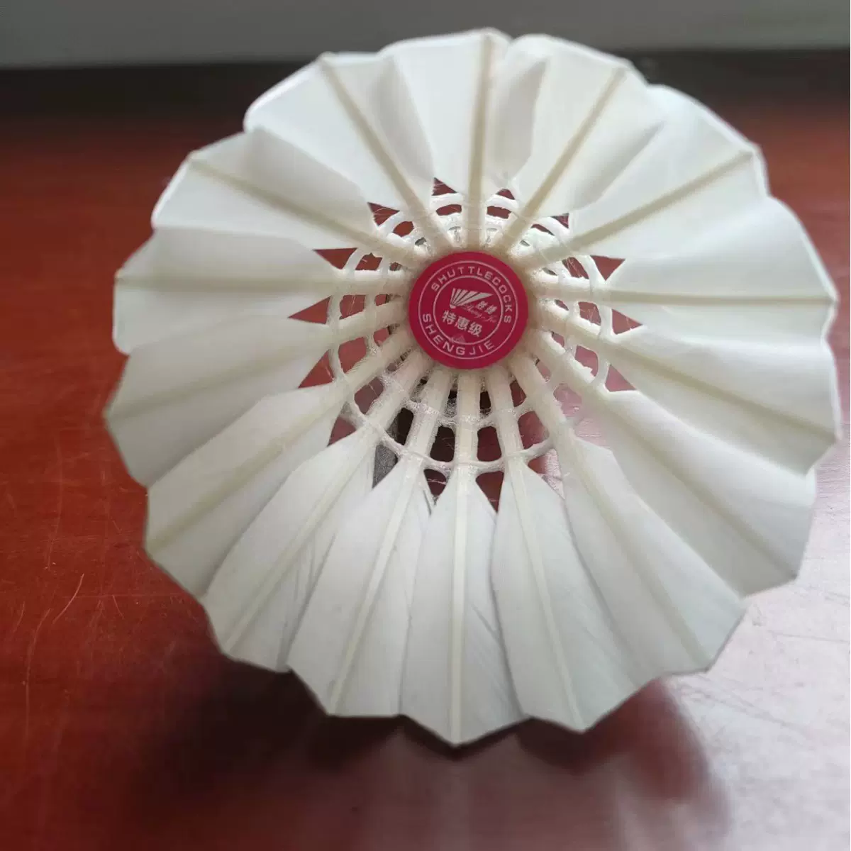 胜捷特惠训练4号羽毛球3/6/12只装室内外比赛训练耐打无标白鹅毛