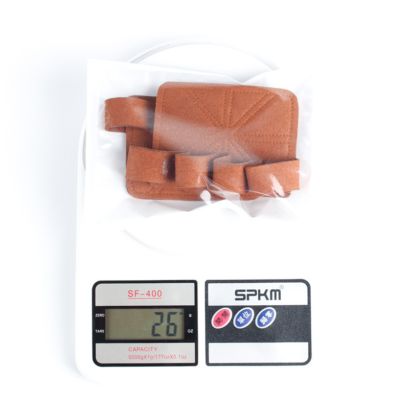 现货男女运动护掌仿牛皮护手掌举重杠铃健身硬拉训练助力手套用品