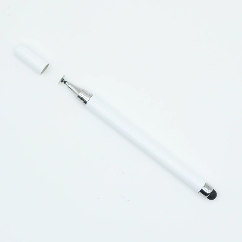 Two-in-One Disc-Tip Capacitive Stylus for iPad & Mobile, Conductive Cloth Head, Precision