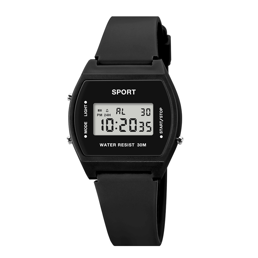 Hombres y mujeres transfronterizos estudiantes de secundaria relojes electrónicos luminosos reloj despertador cuadrado multifuncional cronógrafo fabricantes de relojes electrónicos al por mayor
