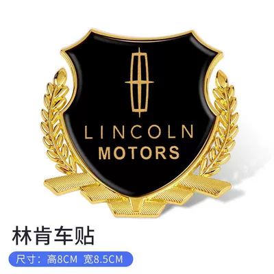 Other Automotive Exterior Supplies — body window wheat ear car - lincoln-large-side-label-golden-one-pack