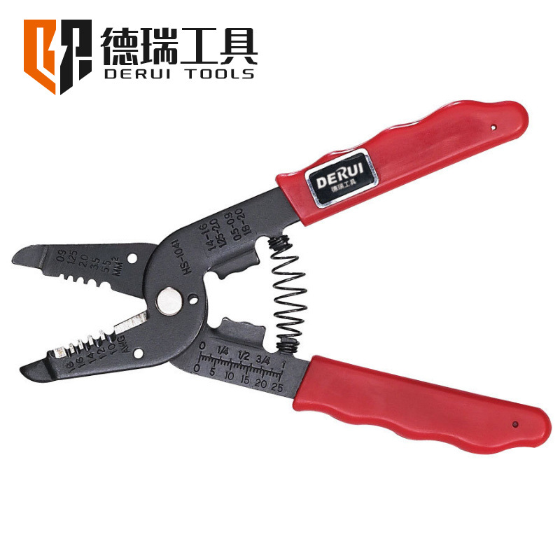 德瑞工具 HS-1041多功能电线剥皮器 剥线钳 电工钳厂家直销