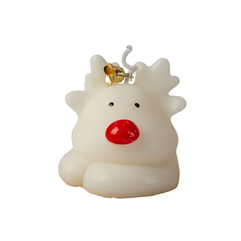 クリスマスヘラジカの香りのキャンドルクリスマスの雰囲気の装飾家の装飾品クリエイティブな形のキャンドルの香りのお土産|undefined