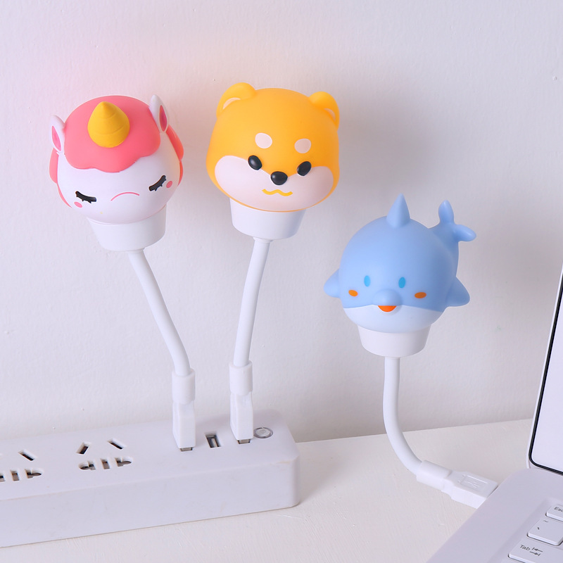 卧室usb插电小夜灯led儿童护眼台灯哺乳喂奶宝宝