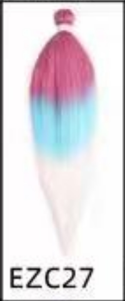 EZ color pelucas grandes trenzas pre estiradas crochet trenzas pre estiradas africanas trenzas sucias