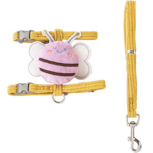 Dog Leash Little Bee Strap Cat Leash Corgi Small Dog Leash Pet Supplies Dog Rope Wholesale