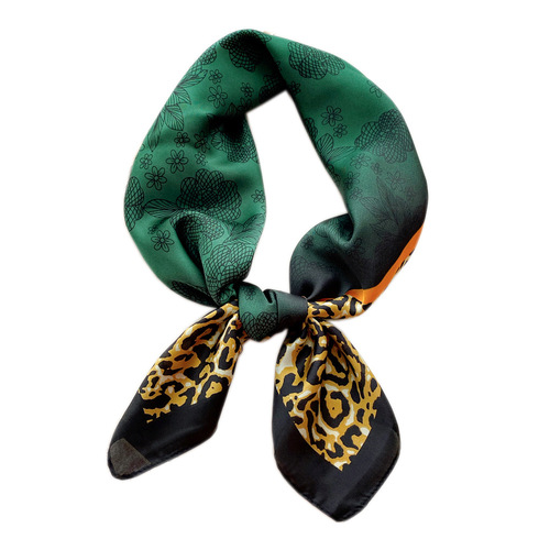 Spring and Autumn New Style 70CM Small Square Scarf Fashion Decorative Small Silk Scarf Professional Scarf Thin Korean Style Small Scarf for Women