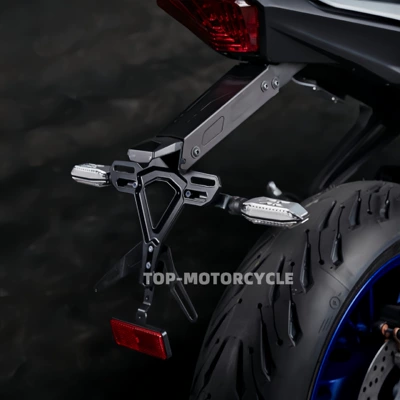 License plate holder/license plate holder motorcycle modified mudguard extension