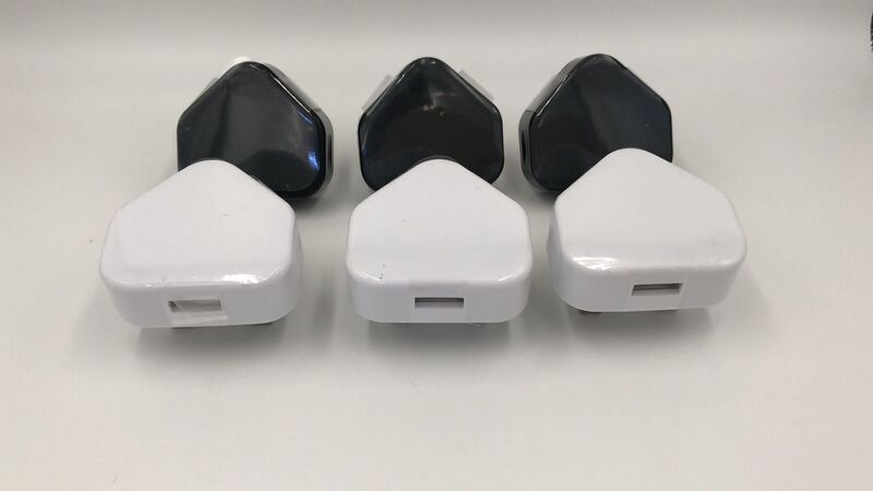 Factory British Standard Charger Hong Kong Version Adapter Triangle Three-Pin British Hong Kong USB Charging Head 1A Smartphone