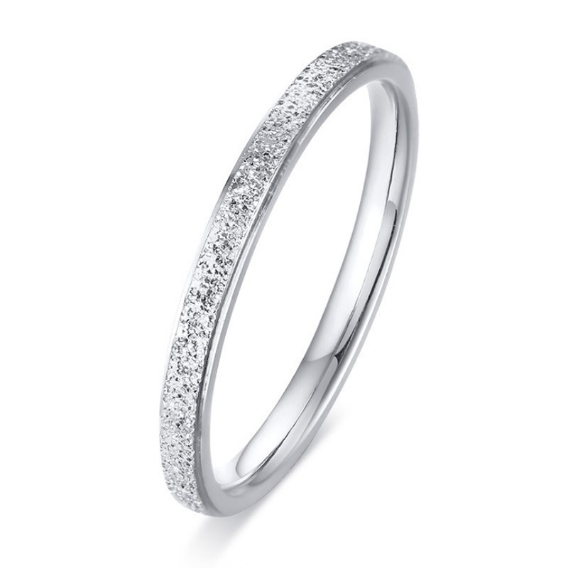 Joyería de acero Titanium vendedora caliente transfronteriza fabricante masculino del anillo esmerilado hueco del acero inoxidable del estilo europeo y americano de la cadena giratoria