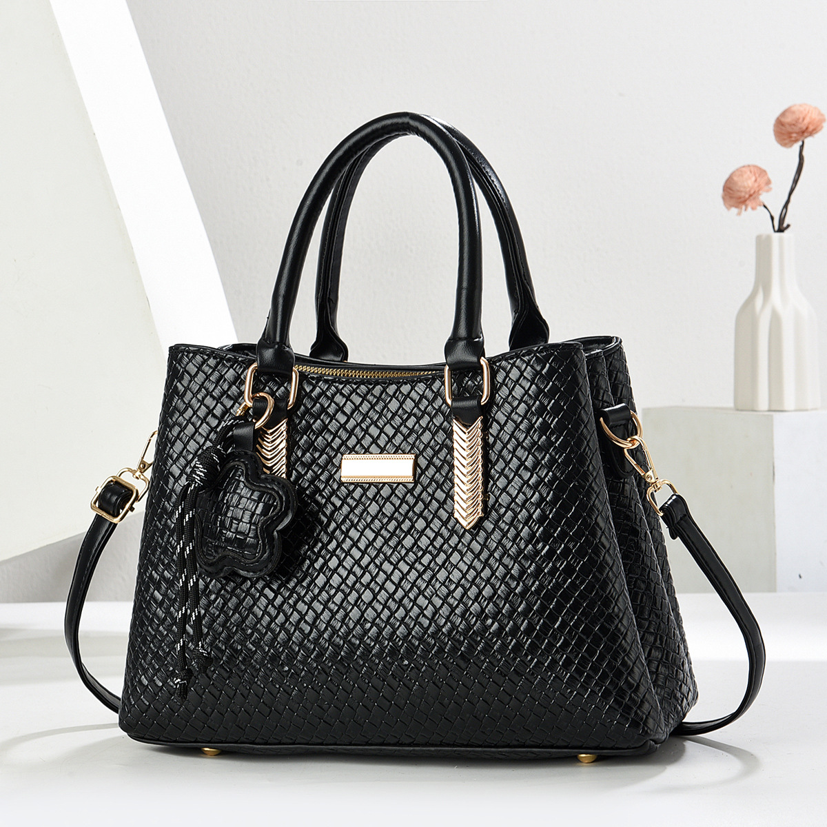 Bolso de mujer 2025 nuevo bolso de hombro de moda simple urbano bolso simple de mujer bolso de mensajero de gran capacidad image 7