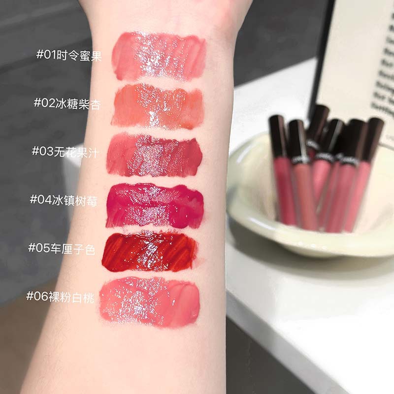 GreatAngel espejo de hielo de agua esmalte labial de agua esmalte labial de agua esmalte labial de maquillaje blanqueador de maquillaje transfronterizo coreano